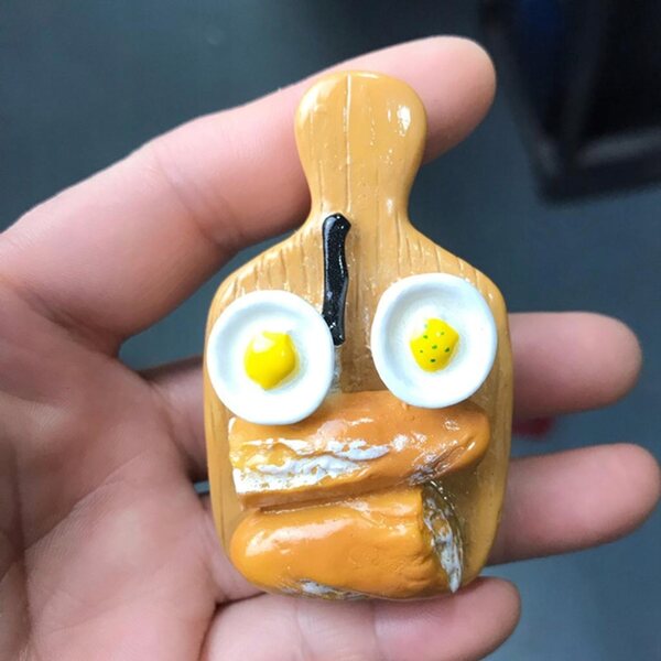 Miniatura tagliere in resina per cucina di casa delle bambole 1/6