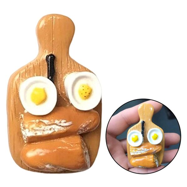 Miniatura tagliere in resina per cucina di casa delle bambole 1/6