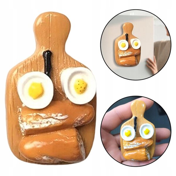 Miniatura tagliere in resina per cucina di casa delle bambole 1/6
