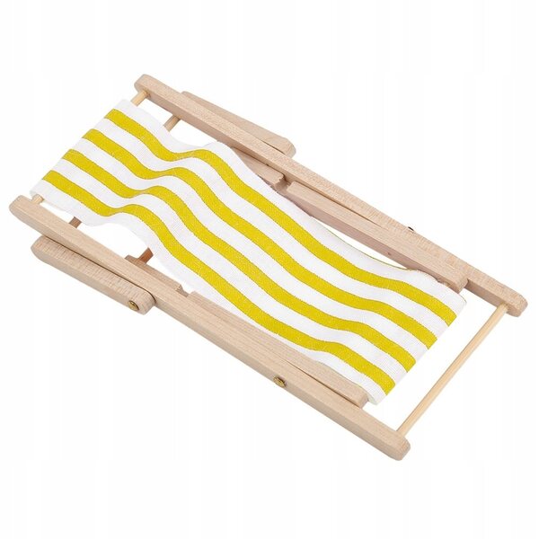 Mini Mobili Accessori per Casa delle Bambole - Sedia Pieghevole Spiaggia Scala 1/12