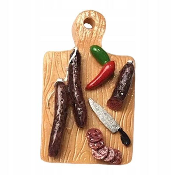 Miniatura Deska da Taglio per Cucina Casa delle Bambole 1/6 Realistica in Resina
