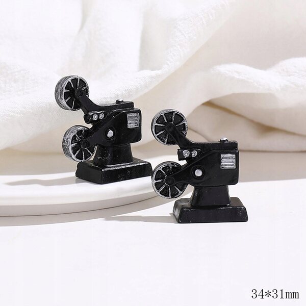 Mini Modello Camera Video in Resina 1:12 per Casa delle Bambole e Decorazioni