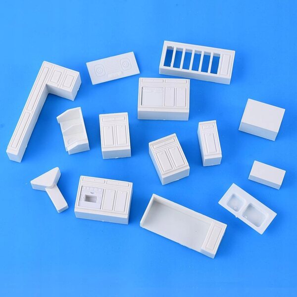 1:25 Küchenminiatur für DIY-Modell-Puppenhaus-Küchenmöbel
