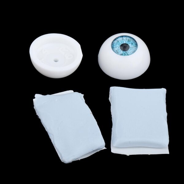 1/3 BJD Puppenkopf mit blauen Augen für gegliederten Körper 60 cm