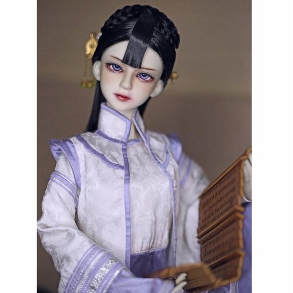 1/3 BJD Puppenkopf mit blauen Augen für gegliederten Körper 60 cm
