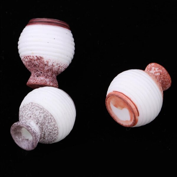 Mini vasi in resina per case delle bambole scala 1:12 - set da 3 pezzi decorativi