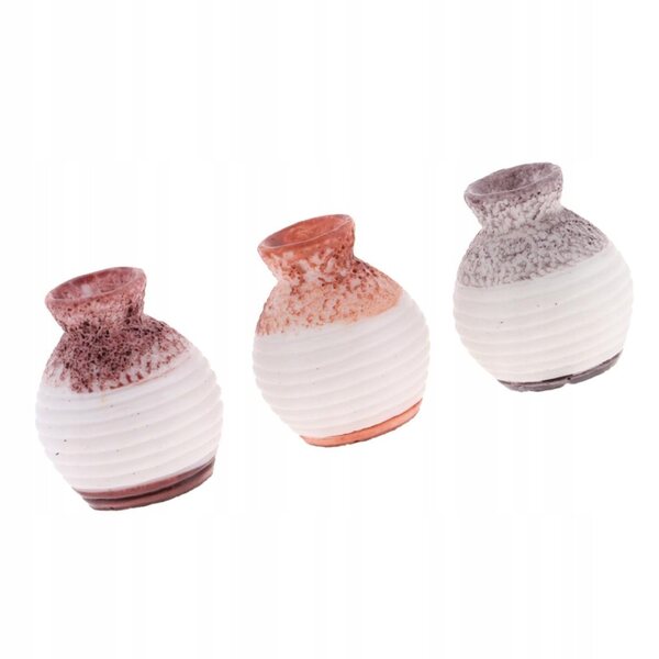 Mini vasi in resina per case delle bambole scala 1:12 - set da 3 pezzi decorativi