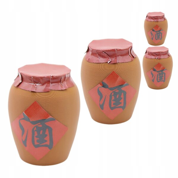 Set 4 Mini Sloicchi Vintage in Plastica per Decorazioni e Miniature