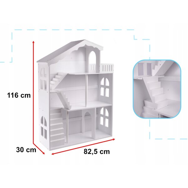 Libreria XXL House in Legno per Bambini con Design Gioioso
