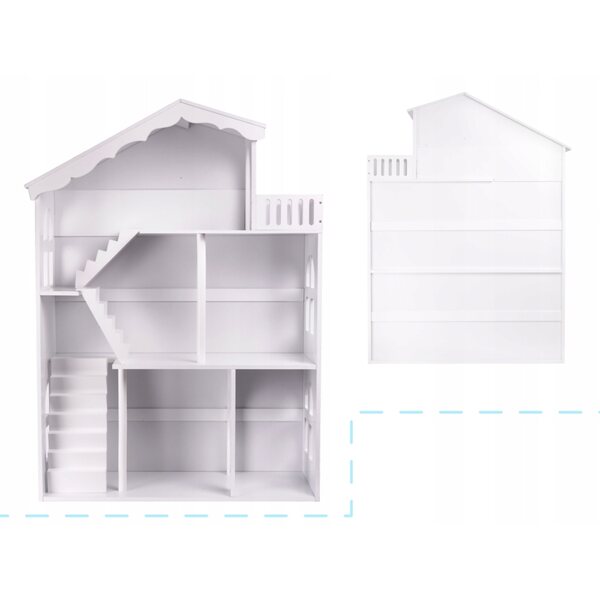 Libreria XXL House in Legno per Bambini con Design Gioioso