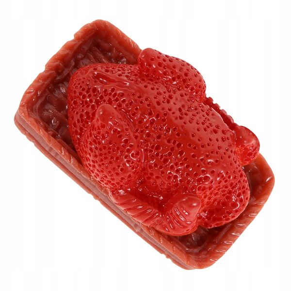 Miniatura realistico di tacchino arrosto per casa delle bambole scala 1:12