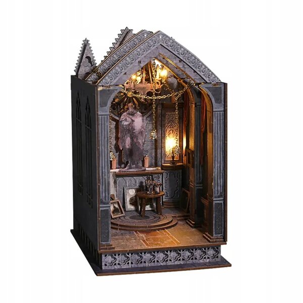 Book Nook Mroczny Dom Modlitwy Modellier- und Dekorationsset 200-teilig
