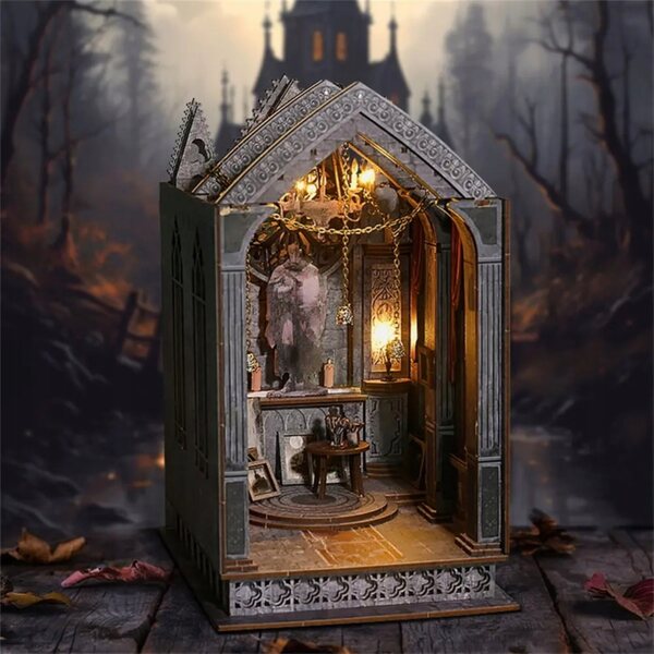 Book Nook Mroczny Dom Modlitwy Modellier- und Dekorationsset 200-teilig