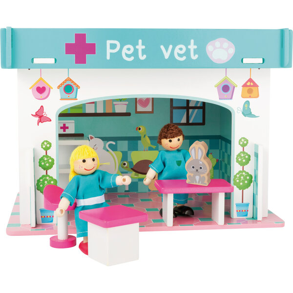 Tierkrankenhaus-Spiel aus Holz für Kinder ab 4 Jahren Small Foot