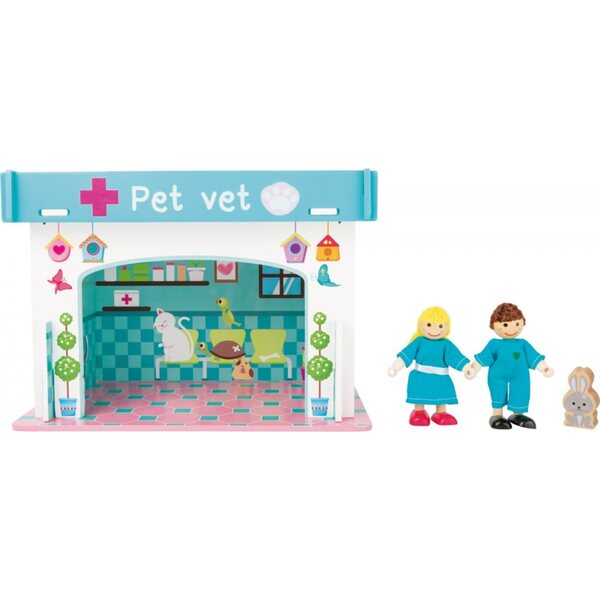 Tierkrankenhaus-Spiel aus Holz für Kinder ab 4 Jahren Small Foot