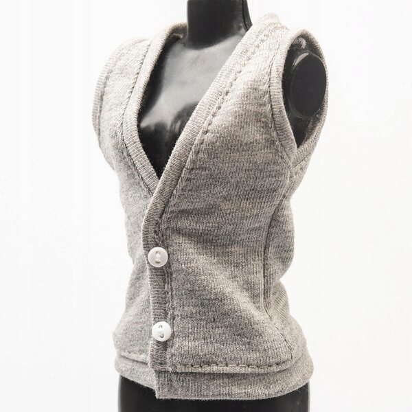 Mini gilet per ragazze lavorato a maglia per bambole da 12 pollici 1/6 figure