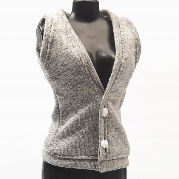 Mini gilet per ragazze lavorato a maglia per bambole da 12 pollici 1/6 figure