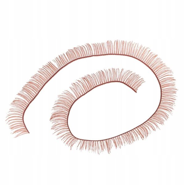 10 Stück gekräuselte braune falsche Wimpern für Puppen 10 mm DIY Make-up