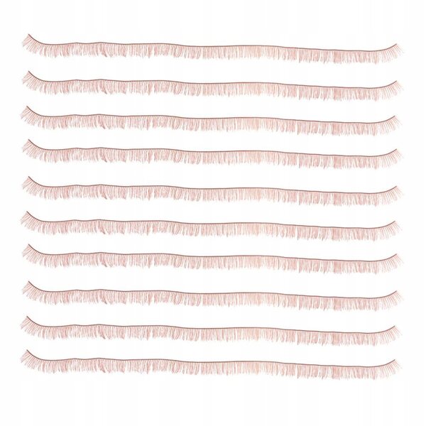 10 Stück gekräuselte braune falsche Wimpern für Puppen 10 mm DIY Make-up