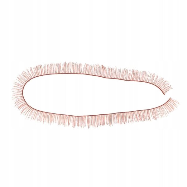 10 Stück gekräuselte braune falsche Wimpern für Puppen 10 mm DIY Make-up