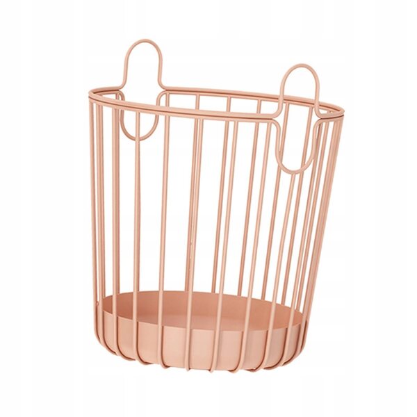 Kosz na pranie rosa in tessuto resistente, capiente e impermeabile 36x42 cm