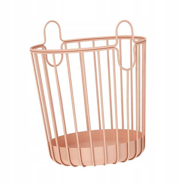 Kosz na pranie rosa in tessuto resistente, capiente e impermeabile 36x42 cm