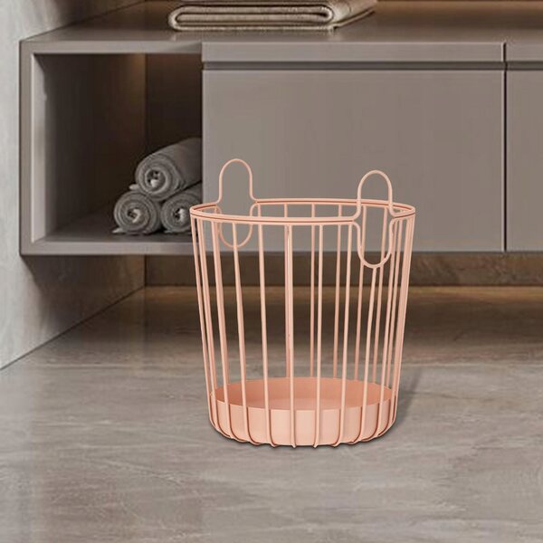 Kosz na pranie rosa in tessuto resistente, capiente e impermeabile 36x42 cm