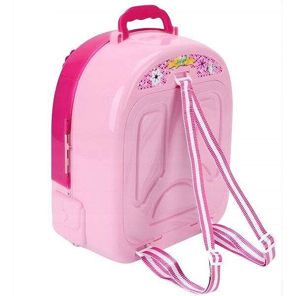 3-in-1-Kindertoaletka mit tragbarem Koffer und Kosmetikset