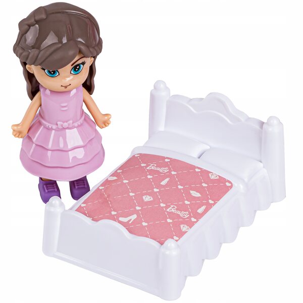 3-in-1-Kindertoaletka mit tragbarem Koffer und Kosmetikset