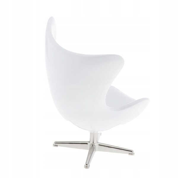 Chaise de maison de poupée blanche 1/6 avec siège pivotant, meubles en plastique élégants