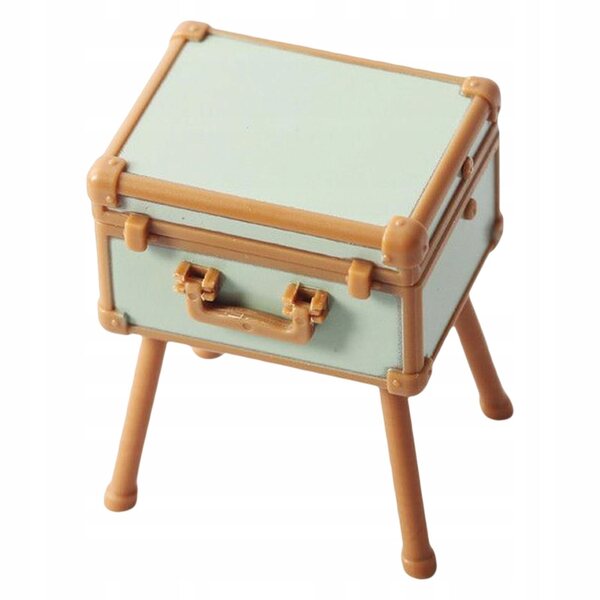 Etui Miniatura per Trucco 1:12 per Casa delle Bambole - Verde Realistico