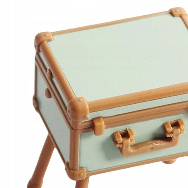 Etui Miniatura per Trucco 1:12 per Casa delle Bambole - Verde Realistico