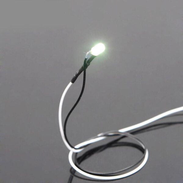 Lot de 5 câbles LED pour éclairage DIY, maquettes, trains et dioramas 250 mm