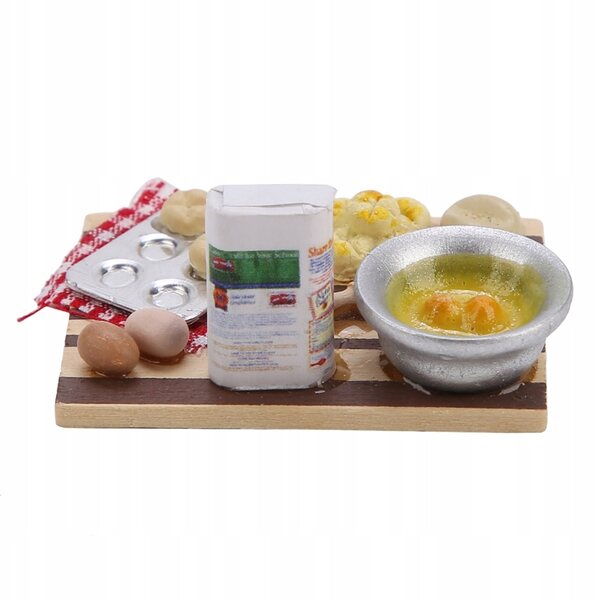 Hochwertiges Brot-Miniatur-Puppenhauszubehör im Maßstab 1:12