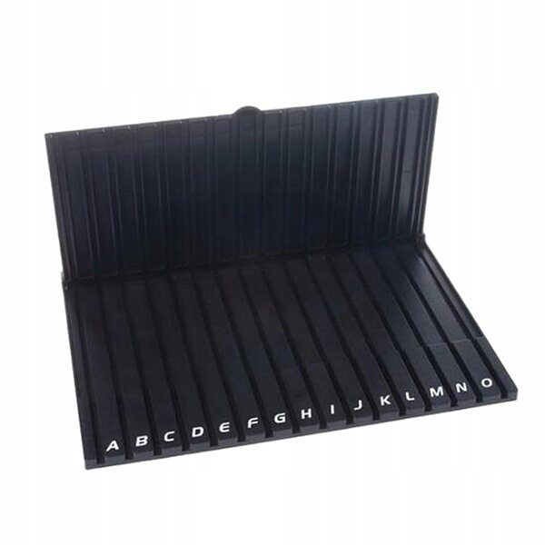 Stenditoio Organizzatore Nero 20x20 cm per Accessori e Modellismo