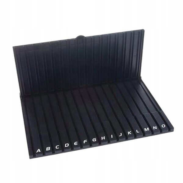 Stenditoio Organizzatore Nero 20x20 cm per Accessori e Modellismo