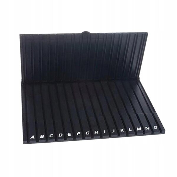 Stenditoio Organizzatore Nero 20x20 cm per Accessori e Modellismo