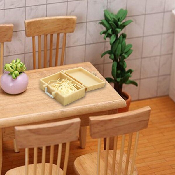 Puppenhauszubehör 1:12 Miniatur-Partydekorationsset aus Holz