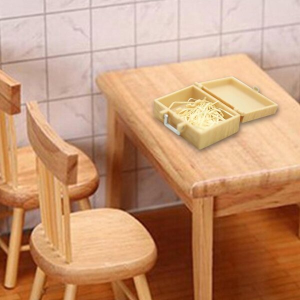 Puppenhauszubehör 1:12 Miniatur-Partydekorationsset aus Holz