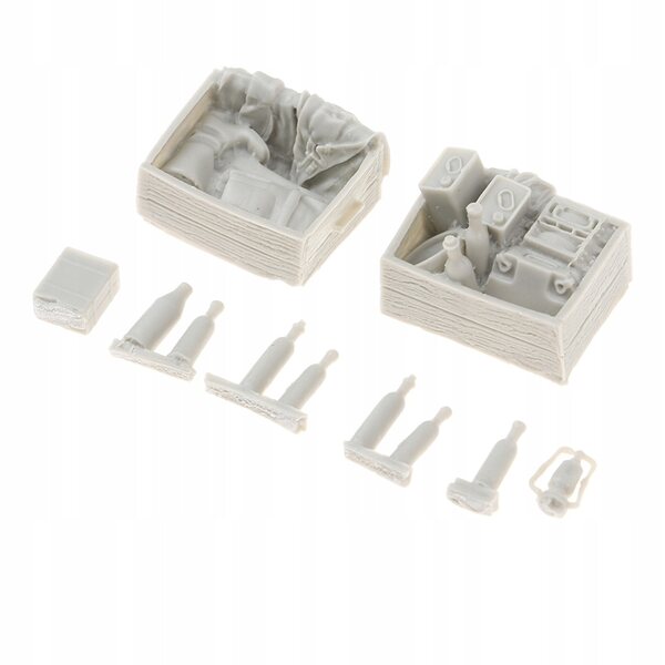 Kit Modellismo 1:35 Soldato Militare in Resina con Accessori Miniatura DIY