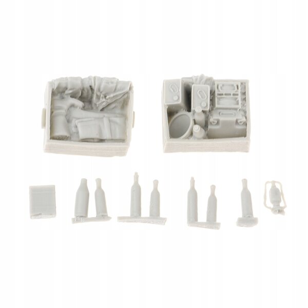 Kit Modellismo 1:35 Soldato Militare in Resina con Accessori Miniatura DIY