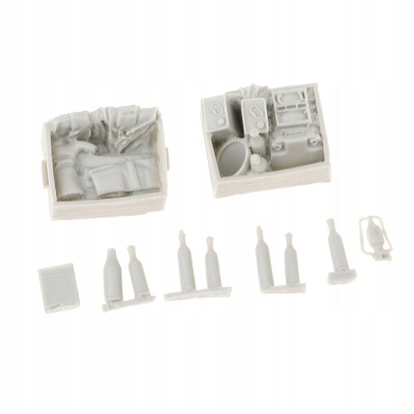 Kit Modellismo 1:35 Soldato Militare in Resina con Accessori Miniatura DIY
