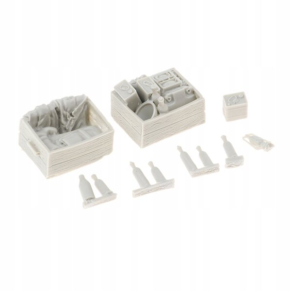 Kit Modellismo 1:35 Soldato Militare in Resina con Accessori Miniatura DIY