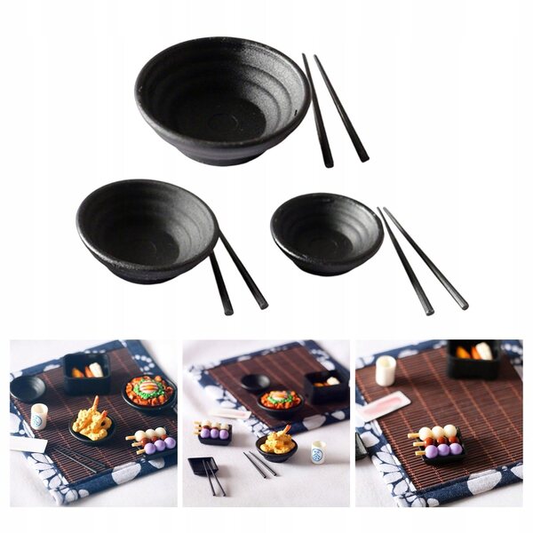 Mini accessori cucina in resina per casetta delle bambole modello DIY stile A