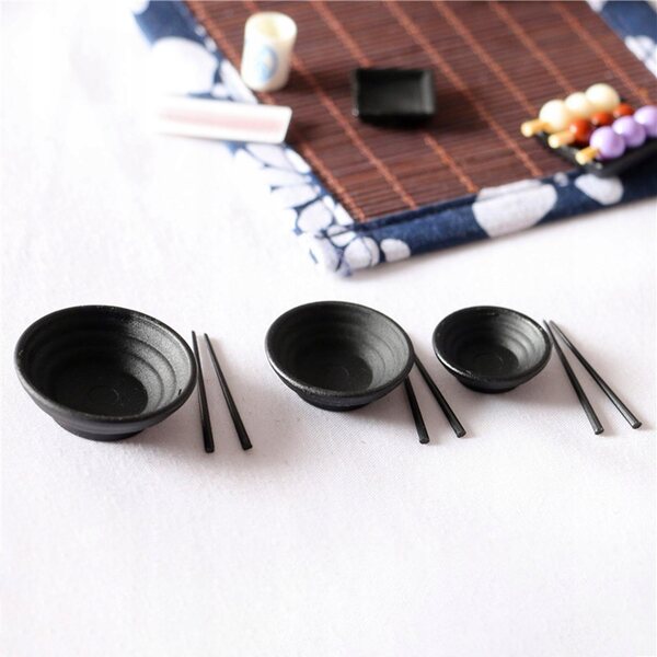 Mini accessori cucina in resina per casetta delle bambole modello DIY stile A