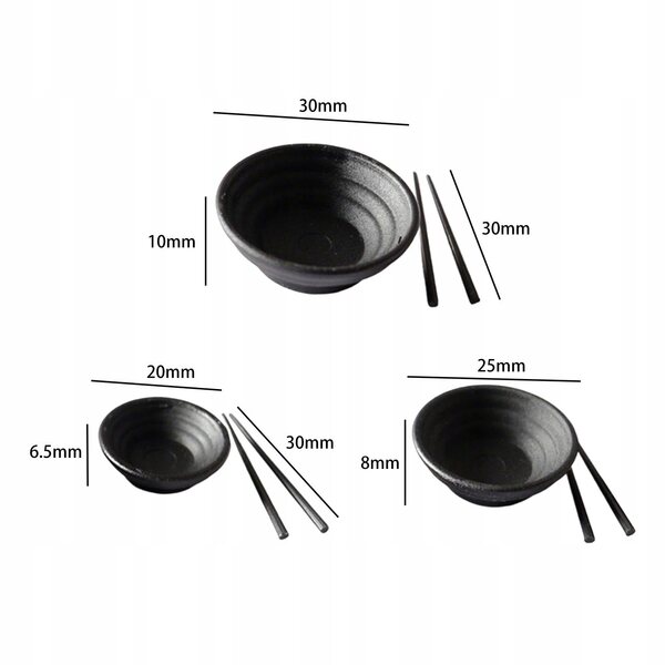 Mini accessori cucina in resina per casetta delle bambole modello DIY stile A