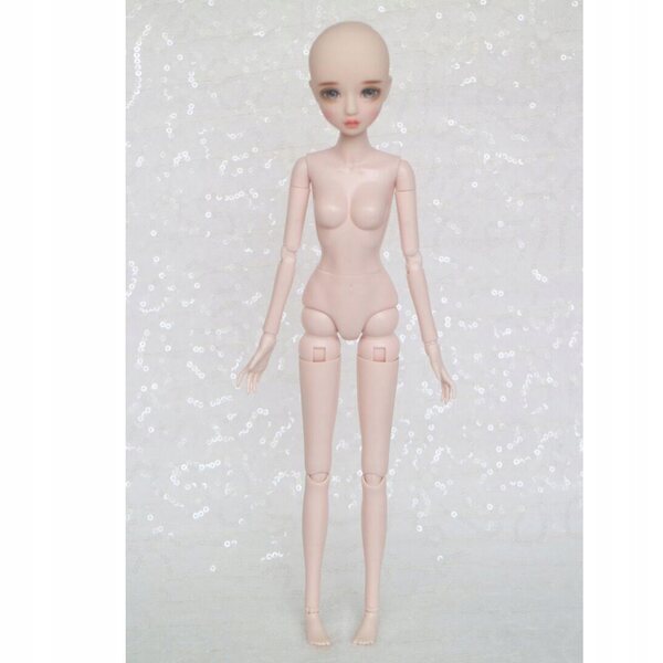BJD 25 cm 1/6 Gelenkkörper mit Kunststoffkopf ohne Augen, normale Haut
