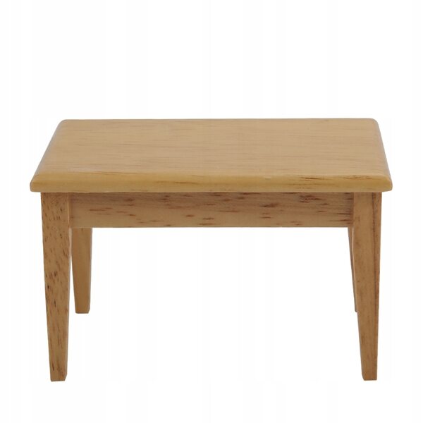 Ensemble miniature de table à manger et 4 chaises en bois pour maison de poupée à l'échelle 1:12