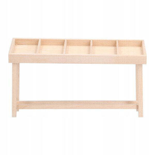 1:12 Miniaturregal für Puppenhäuser aus realistischem und langlebigem Holz