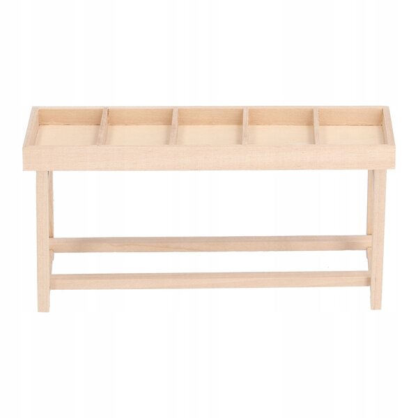 1:12 Miniaturregal für Puppenhäuser aus realistischem und langlebigem Holz